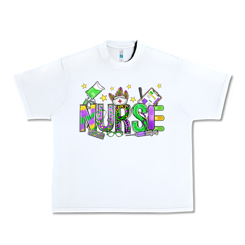 Mardi Gras Nurse Urban Heavy Tee by OliviaCreatesArt | Teevron