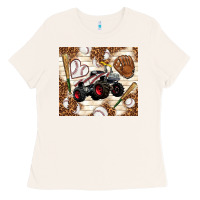 Bone baseball crusher Ladies Tee - TumblerDesignByShophia