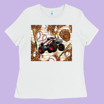 Baseball Crusher Ladies Tee Designed By Tumblerdesignbyshophia