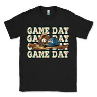 Black game day baseball Classic Tee - HowdyJamesFarm