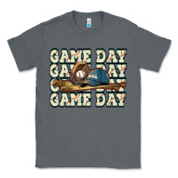 Charcoal Heather game day baseball Classic Tee - HowdyJamesFarm
