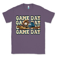 Lavender game day baseball Classic Tee - HowdyJamesFarm