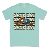 Seafoam game day baseball Classic Tee - HowdyJamesFarm