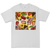 Dove Grey summer ice cream with fruits Premium Tee - TumblerDesignByShophia