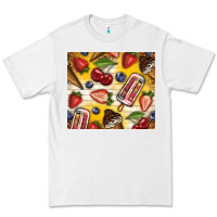 White summer ice cream with fruits Premium Tee - TumblerDesignByShophia