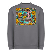 Storm baby pigs with leopard cowhide and sunflowers Heavyweight Sweatshirt - Artiststas