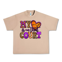 Burro my heart is on that court basketball Urban Heavy Tee - Jasminsmagicworld