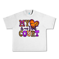 Lunar Rock my heart is on that court basketball Urban Heavy Tee - Jasminsmagicworld