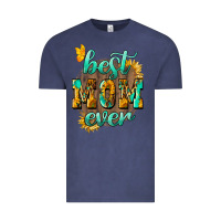 Vintage Denim Best Mom ever mother's day Vintage Tee - HowdyJamesFarm