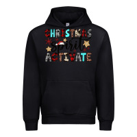 Black christmas spirit activate Urban Hoodie - JahusDesignShop