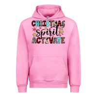 Fuchsia Pink christmas spirit activate Urban Hoodie - JahusDesignShop