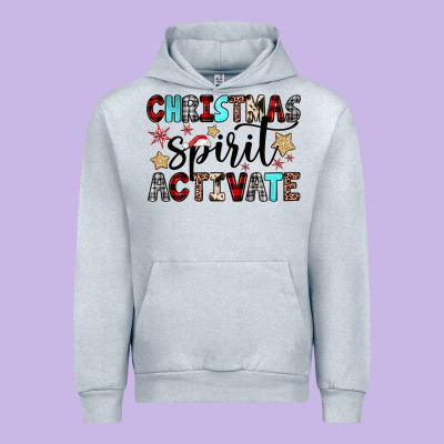 Christmas Spirit Activate Urban Hoodie Designed By Jahusdesignshop