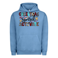 Pigment Pebble Blue christmas spirit activate Urban Hoodie - JahusDesignShop