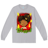 Moon Dust blessed juneteenth Long Sleeve Tee - FaDigitalArtStudio