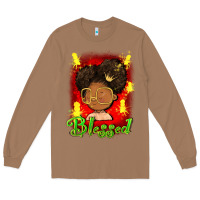 Toasted Coconut blessed juneteenth Long Sleeve Tee - FaDigitalArtStudio