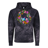 Cloud Black Easter Ocaliptus spring flowers Vintage Hoodie - OliviaCreatesArt