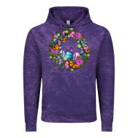 Cloud Purple Easter Ocaliptus spring flowers Vintage Hoodie - OliviaCreatesArt