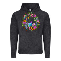 Vintage Black Easter Ocaliptus spring flowers Vintage Hoodie - OliviaCreatesArt