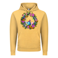 Vintage Mustard Easter Ocaliptus spring flowers Vintage Hoodie - OliviaCreatesArt