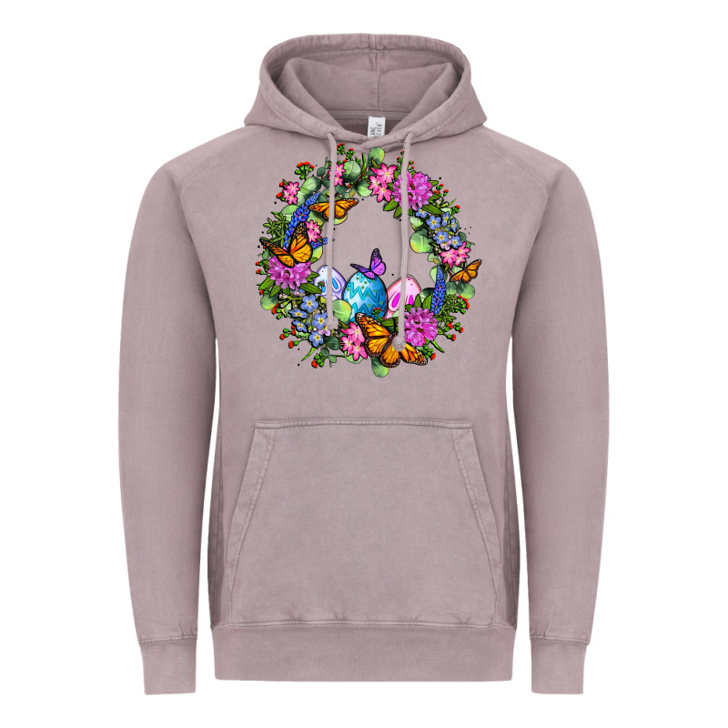 Easter Ocaliptus Spring Flowers Vintage Hoodie by OliviaCreatesArt | Teevron