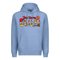 Colony Blue busy raising ballers Premium Hoodie - CowhideDigitalArt