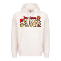 Pale Pink busy raising ballers Premium Hoodie - CowhideDigitalArt