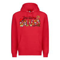 Red busy raising ballers Premium Hoodie - CowhideDigitalArt