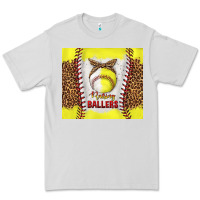 Dove Grey raising ballers with baseball and softball leopard tumbler tbs Premium Tee - TumblerDesignByShophia