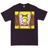Plum raising ballers with baseball and softball leopard tumbler tbs Premium Tee - TumblerDesignByShophia