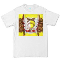 White raising ballers with baseball and softball leopard tumbler tbs Premium Tee - TumblerDesignByShophia