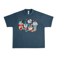 Midnight Navy teacher coffee cups Urban Heavy Tee - OliviaCreatesArt