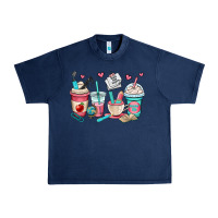 Navy teacher coffee cups Urban Heavy Tee - OliviaCreatesArt