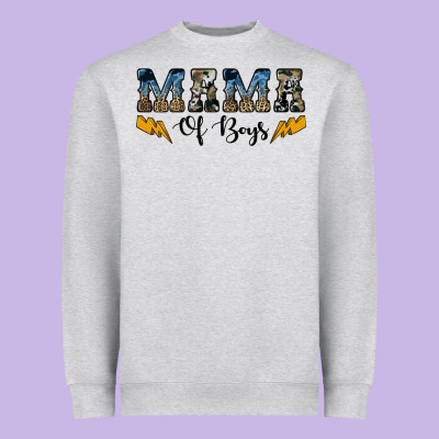 Western Mama Of Boys Heavyweight Sweatshirt Designed By Artiststas