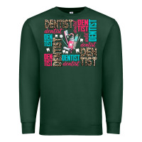 Sports Green dentist Premium Sweatshirt - AdoDesignShop