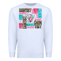 White dentist Premium Sweatshirt - AdoDesignShop
