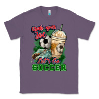 Lavender Grab your joe let's go Soccer Classic Tee - HowdyJamesFarm