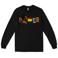 Black Power Juneteenth Long Sleeve Tee - FaDigitalArtStudio