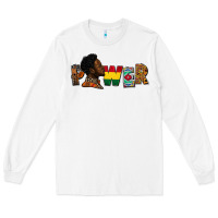 White Power Juneteenth Long Sleeve Tee - FaDigitalArtStudio