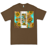Cacao western mother's day mimi with turquoise and sunflowers and leopard tu Premium Tee - TumblerDesignByShophia