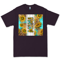 Plum western mother's day mimi with turquoise and sunflowers and leopard tu Premium Tee - TumblerDesignByShophia