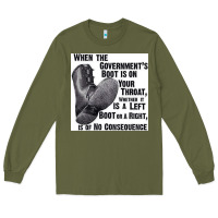 Army Green Vintage Retro Anarchy Day Gift Long Sleeve Tee - maiPhamDesign