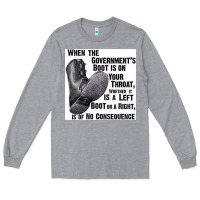 Heather Grey Vintage Retro Anarchy Day Gift Long Sleeve Tee - maiPhamDesign
