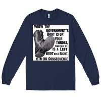 Navy Vintage Retro Anarchy Day Gift Long Sleeve Tee - maiPhamDesign
