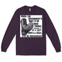 Plum Vintage Retro Anarchy Day Gift Long Sleeve Tee - maiPhamDesign