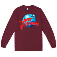 Burgundy planet hollywood restaurant Long Sleeve Tee - maiPhamDesign