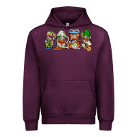 Mauve Wine mexican gnomies coffee Urban Hoodie - JahusDesignShop
