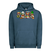 Pigment Midnight Navy mexican gnomies coffee Urban Hoodie - JahusDesignShop