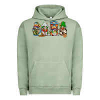 Pigment Oil Green mexican gnomies coffee Urban Hoodie - JahusDesignShop