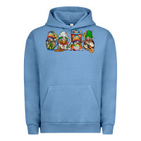 Pigment Pebble Blue mexican gnomies coffee Urban Hoodie - JahusDesignShop