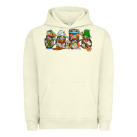 Pigment Pistachio mexican gnomies coffee Urban Hoodie - JahusDesignShop